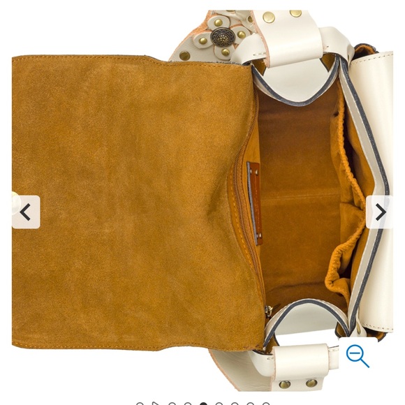 Patricia Nash Amerina Guitar Strap Crossbody in Latte NEW - Picture 3 of 10